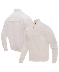Men's Pro Standard Cream Kansas City Chiefs Neutral Full-Zip Jacket
