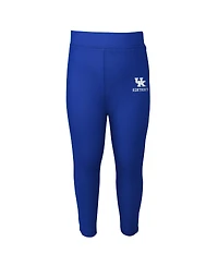 Baby Boys and Girls Heather Gray, Royal Kentucky Wildcats Forever Love T-shirt Leggings Set