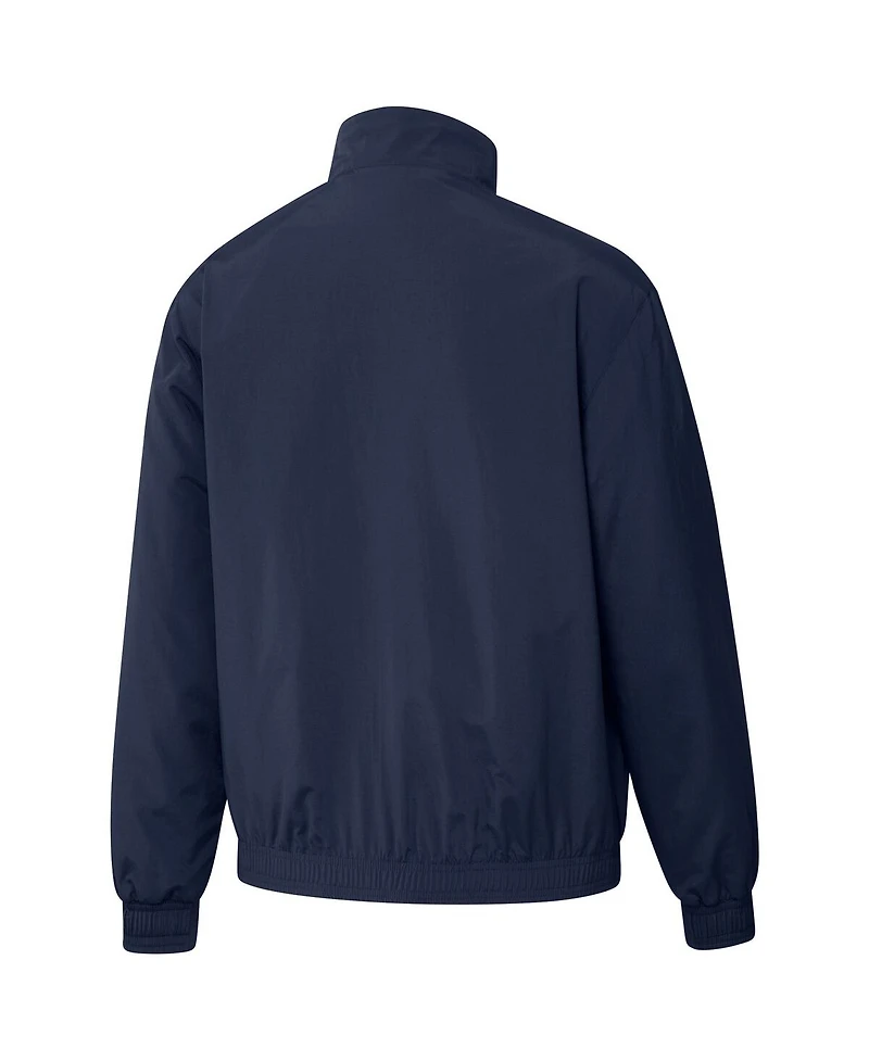 Men's adidas Navy, Red St. Louis City Sc 2023 On-Field Anthem Full-Zip Reversible Team Jacket