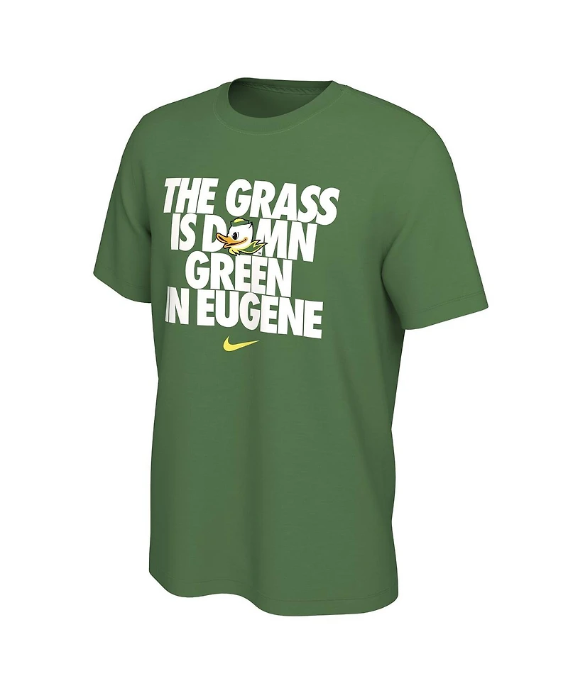 Men's Nike Green Oregon Ducks Grass is Eugene T-shirt