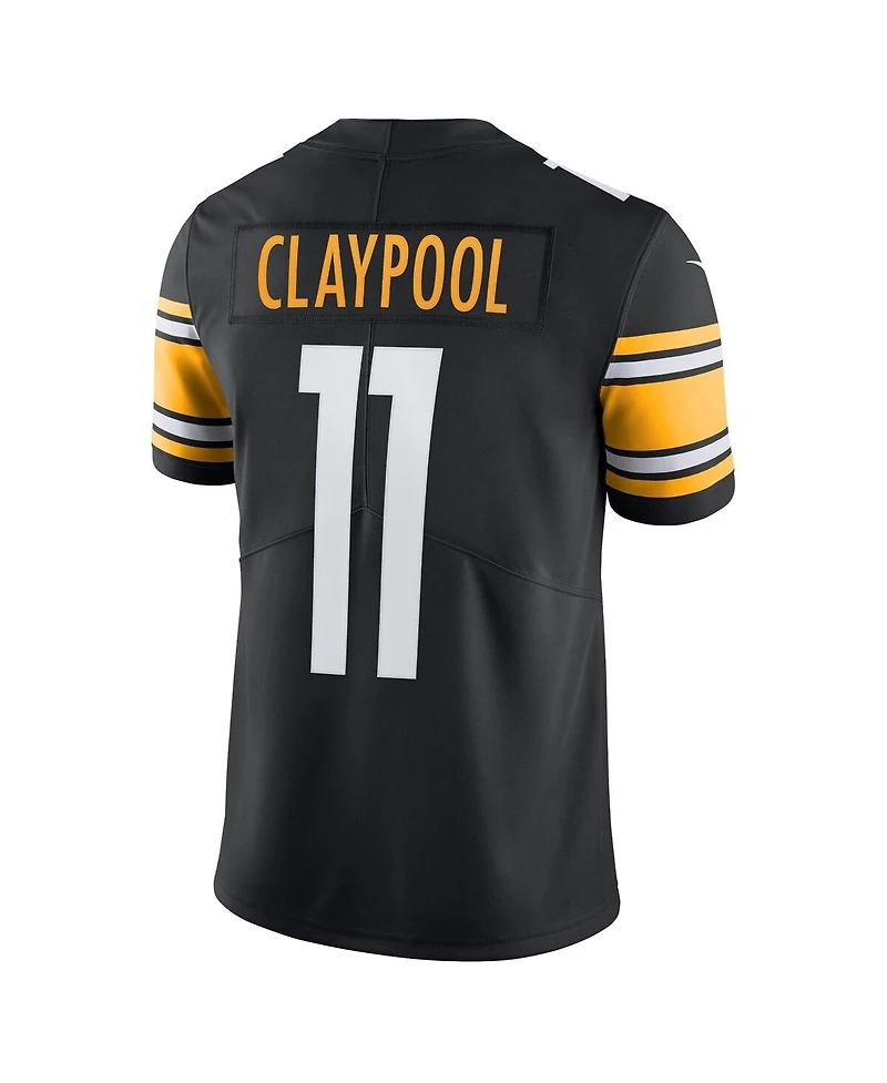 Men's Nike Chase Claypool Black Pittsburgh Steelers Vapor Limited Player Jersey