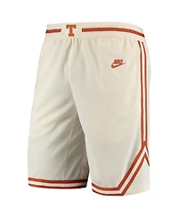 Men's Nike Cream Texas Longhorns Retro Replica Performance Basketball Shorts