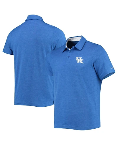 Men's Columbia Royal Kentucky Wildcats Tech Trail Omni-Shade Polo Shirt