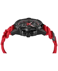 Philipp Plein Men's The Skull Red Silicone Strap Watch 44mm