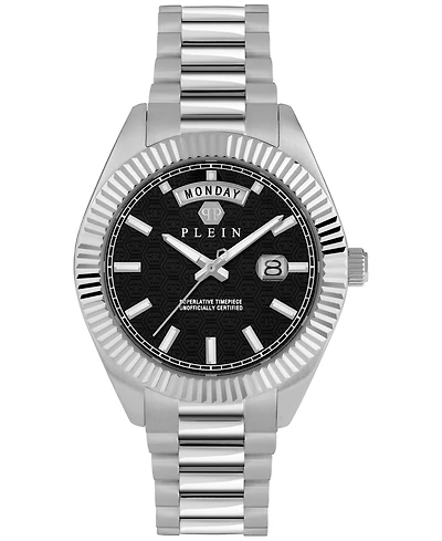 Philipp Plein Men's Date Superlative Stainless Steel Bracelet Watch 42mm