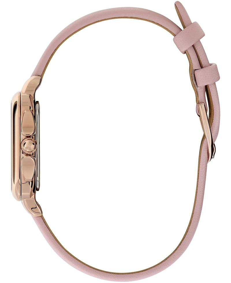 Olivia Burton Women's Grosvenor Mellow Rose Leather Watch 28mm