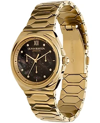 Olivia Burton Women's Luster Gold-Tone Stainless Steel Watch 36mm