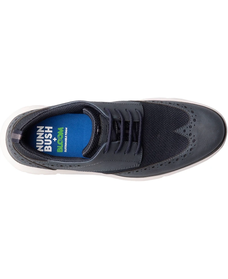 Nunn Bush Men's Stance Knit Wingtip Oxford Shoes