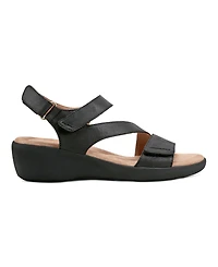 Easy Spirit Women's Kimberly Strappy Low Wedge Sandals