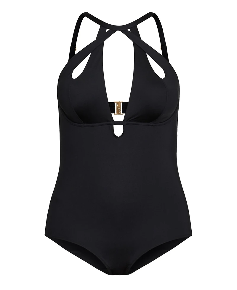 Plus Size Cancun Underwire 1 Piece Swimsuit