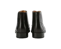 Gino Vitale Men's Handcrafted Genuine Leather Lace-Up Dress Boot
