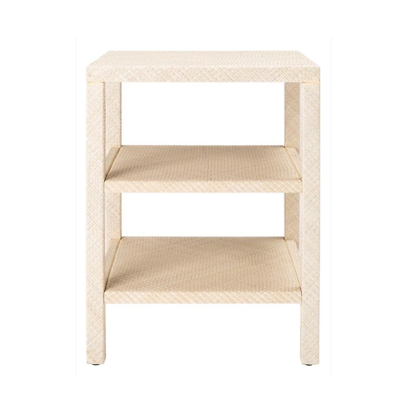 Apis Raffia 2 Shelf Accent Table
