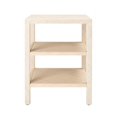 Apis Raffia 2 Shelf Accent Table