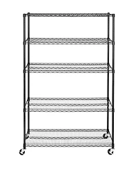 Seville Classics UltraDurable 5-Tier Nsf Steel Wire Shelving