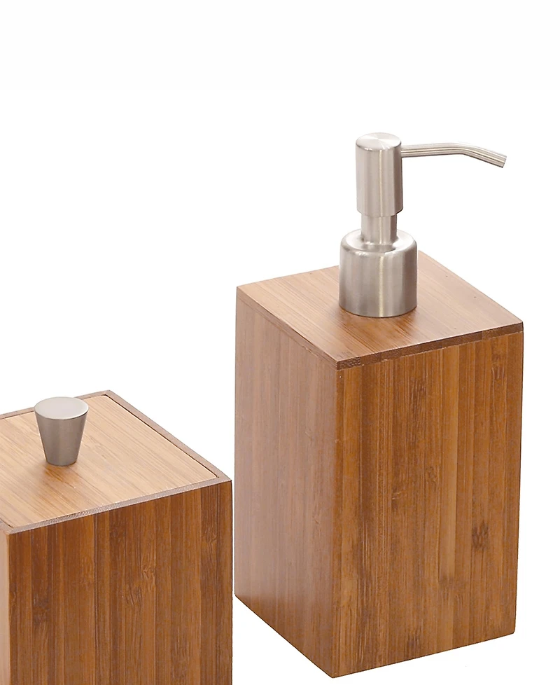 Seville Classics 5-Piece Bamboo Bath and Vanity Set