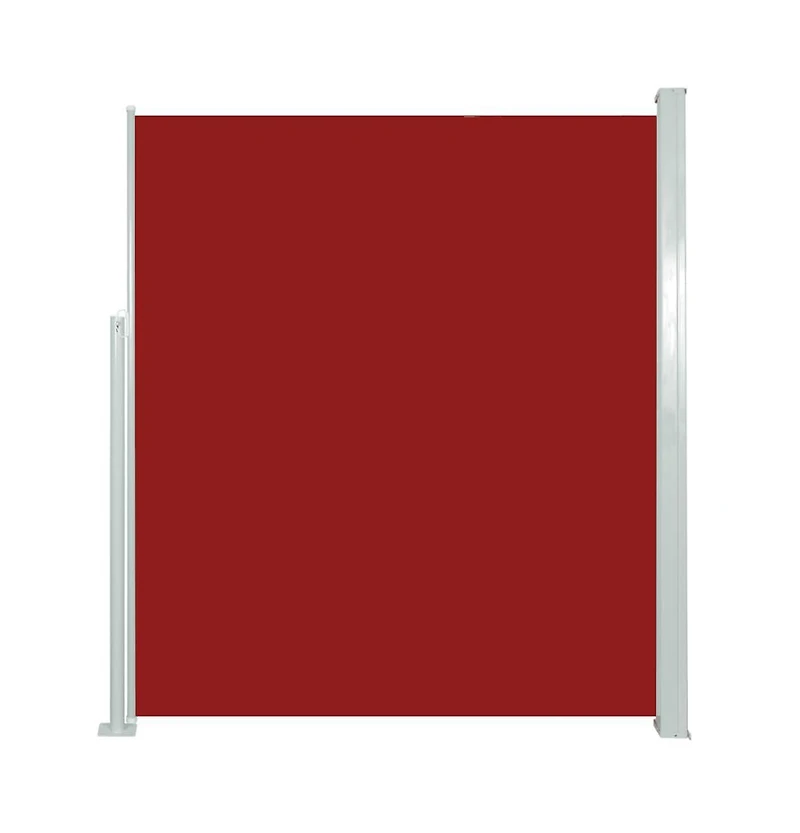 Retractable Side Awning 63"x196.9" Red