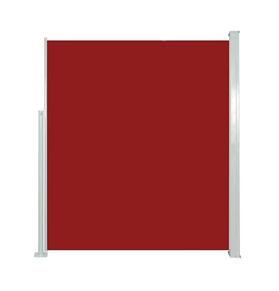 Retractable Side Awning 63"x196.9" Red