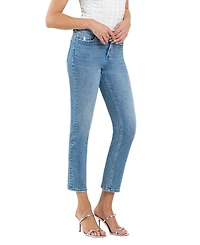 Vervet Women's High Rise Slim Straight Jeans