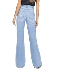 Vervet Women's Super High Rise 90's Vintage-like Flare Jeans