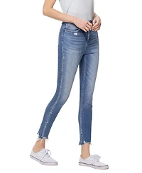 Flying Monkey Women's High Rise Ankle Skinny Jeans