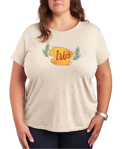 Hybrid Apparel Trendy Plus Gilmore Girls Luke's Graphic T-shirt