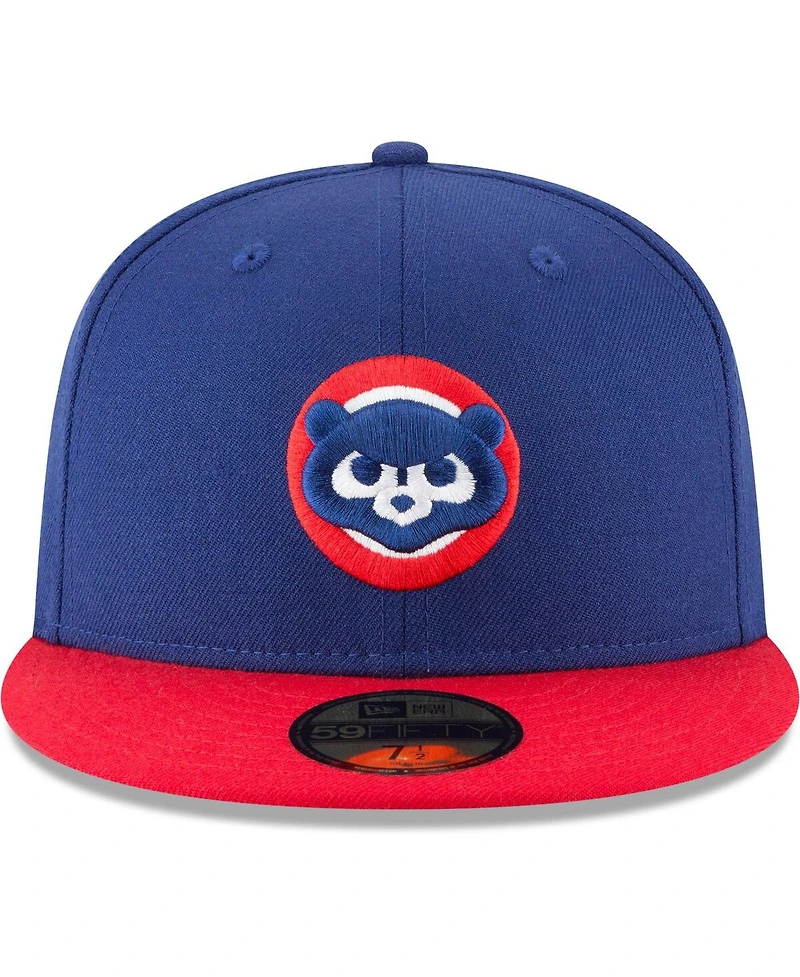 Men's New Era Royal Chicago Cubs Cooperstown Collection Wool 59FIFTY Fitted Hat