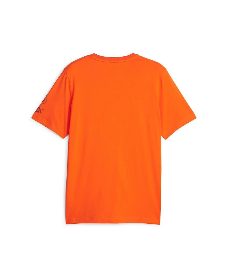 Men's Puma Orange Manchester City FtblCore Graphic T-shirt