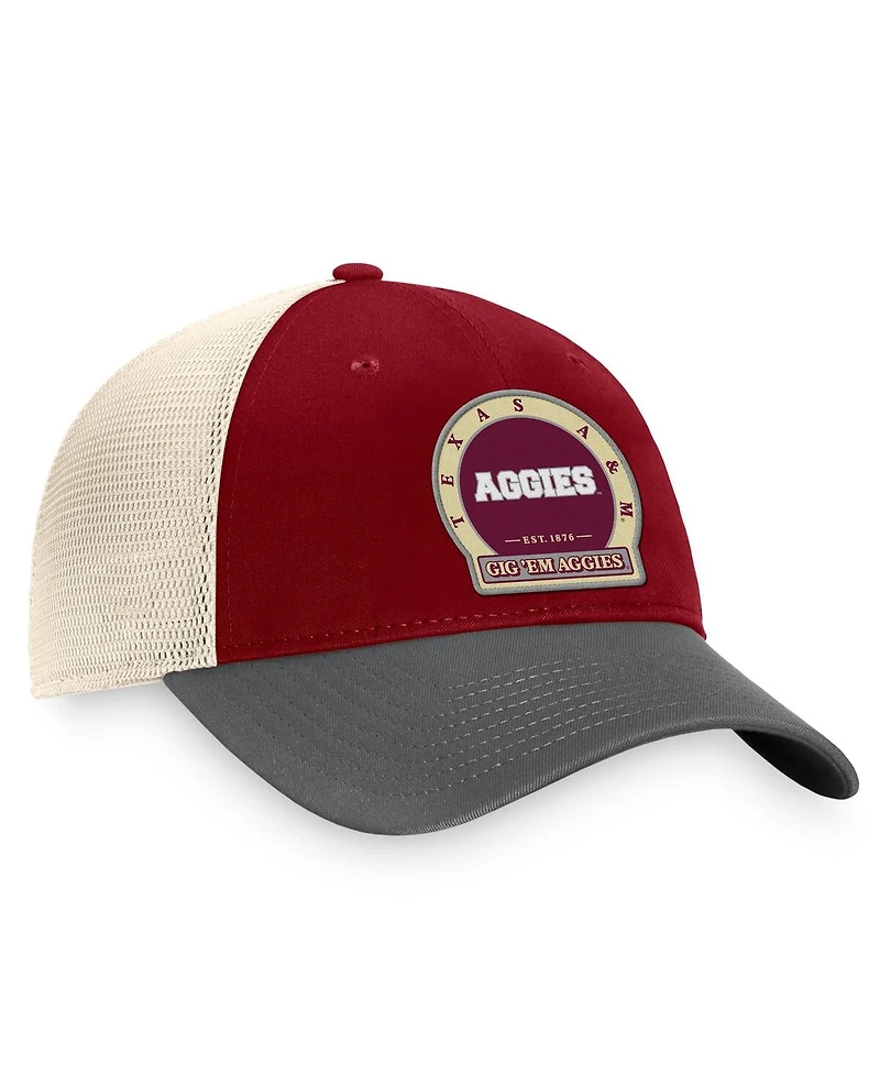 Men's Top of the World Maroon Texas A&M Aggies Refined Trucker Adjustable Hat