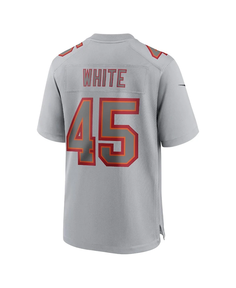 Men's Nike Devin White Gray Tampa Bay Buccaneers Atmosphere Fashion Game Jersey
