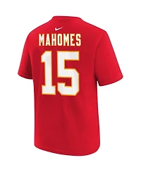 Little Boys and Girls Nike Patrick Mahomes Red Kansas City Chiefs Player Name Number T-shirt