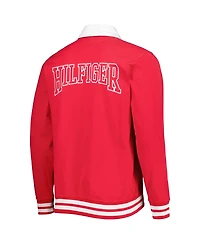 Men's Tommy Hilfiger Red Kansas City Chiefs Cody Long Sleeve Polo Shirt