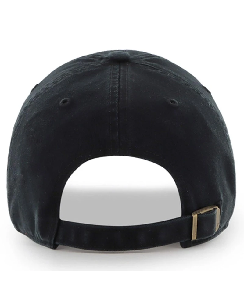 Men's '47 Brand Black Los Angeles Rams Super Bowl Lvi Champions Sunset Clean Up Adjustable Hat