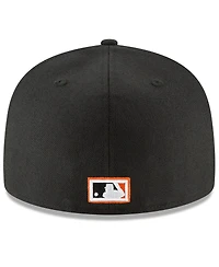Men's New Era Black San Francisco Giants Cooperstown Collection Wool 59FIFTY Fitted Hat