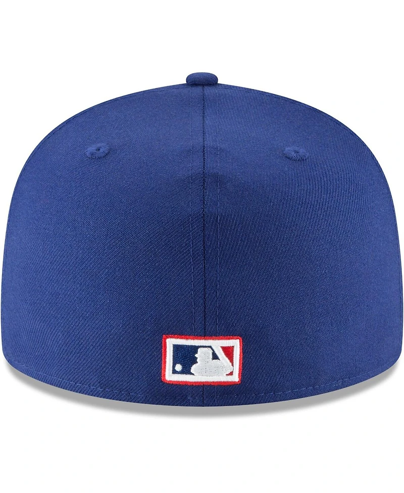 Men's New Era Royal Chicago Cubs Cooperstown Collection Wool 59FIFTY Fitted Hat