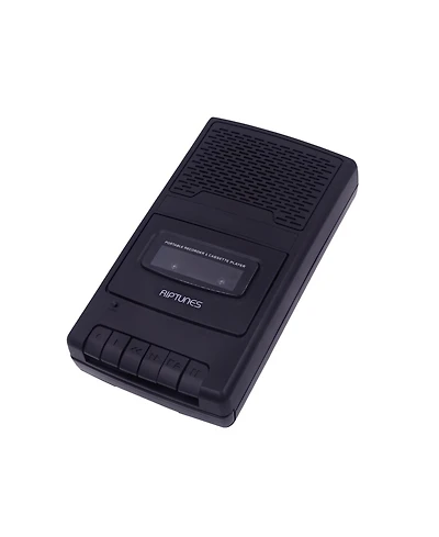 Riptunes Cassette Player and Recorder. Black