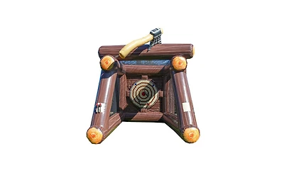 Xjump Axe Throwing Target Game Inflatable (with Blower And Foam Axes)