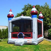 JumpOrange Titanium Commercial Grade Bounce House 13x13 for Kids and Adults (with Blower), Basketball Hoop, Outdoor Indoor, Bouncer Jumper, Birthday P