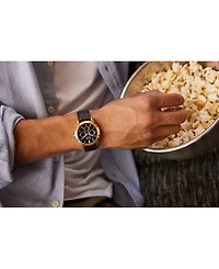 Citizen Eco-Drive Men's Rolan Brown Leather Strap Watch 40mm