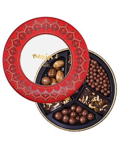 Maxim's De Paris Round Tin Chocolate Temptation, 6 oz