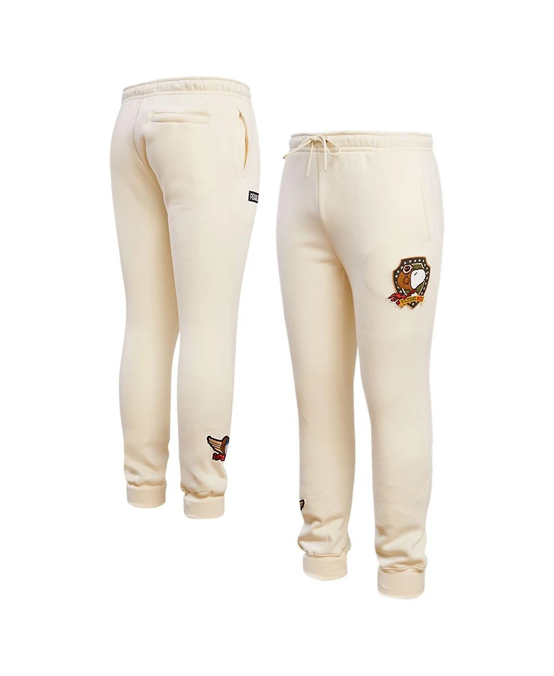 Men's Freeze Max Cream Peanuts Snoopy Top Dog Jogger Pants