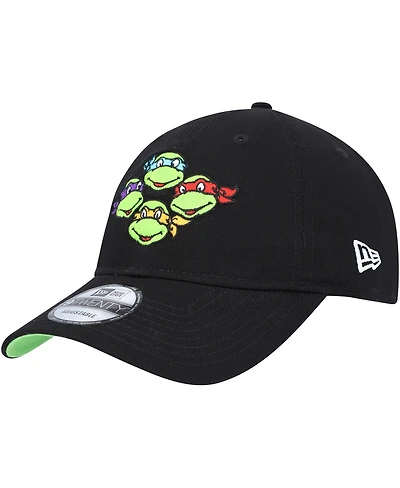 Men's New Era Black Teenage Mutant Ninja Turtles The Group Trucker 9FIFTY Snapback Hat