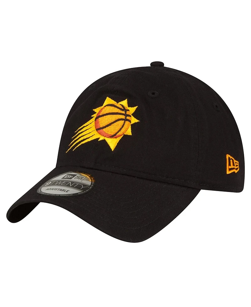Men's New Era Black Phoenix Suns Team 2.0 9TWENTY Adjustable Hat