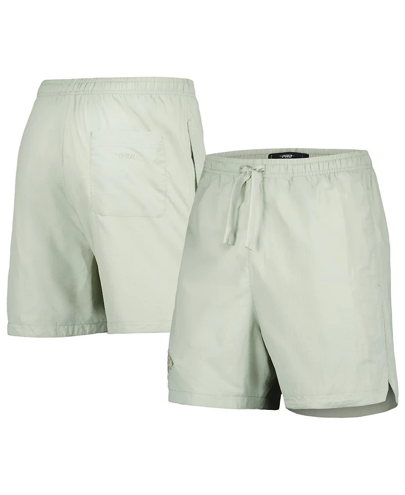 Men's Pro Standard Light Green Kansas City Chiefs Neutrals 2.0 Woven Shorts