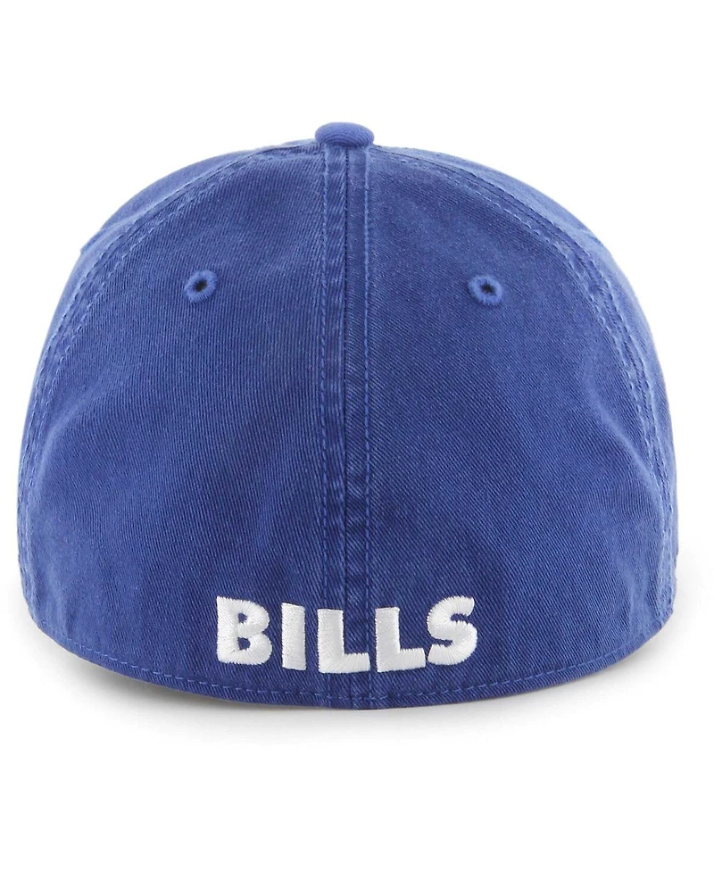 Men's '47 Brand Royal Distressed Buffalo Bills Gridiron Classics Franchise Legacy Fitted Hat