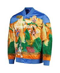 Men's Freeze Max Looney Tunes Graphic Satin Full-Snap Jacket