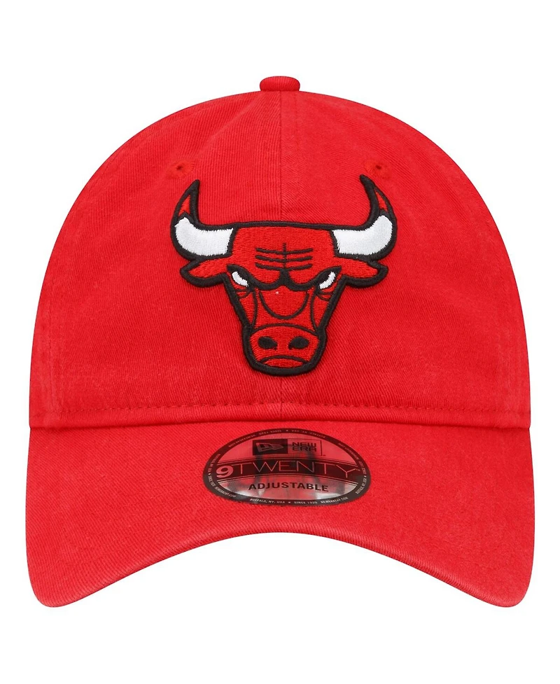 Men's New Era Red Chicago Bulls Team 2.0 9TWENTY Adjustable Hat