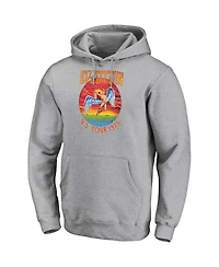 Men's and Women's Led Zeppelin Heather Gray Graphic Pullover Hoodie