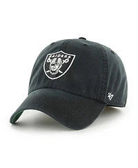 Men's '47 Brand Black Las Vegas Raiders Sure Shot Franchise Fitted Hat