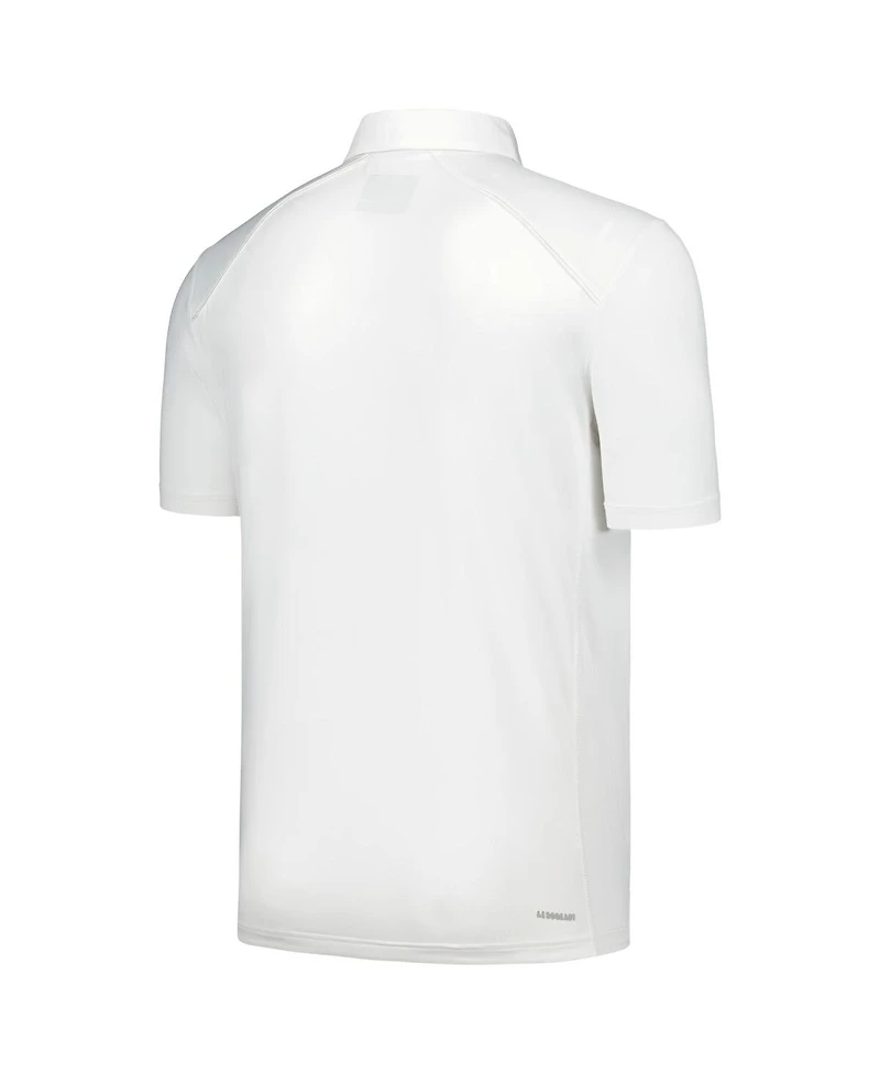 Men's adidas White Rhode Island Rams Classic Aeroready Polo Shirt