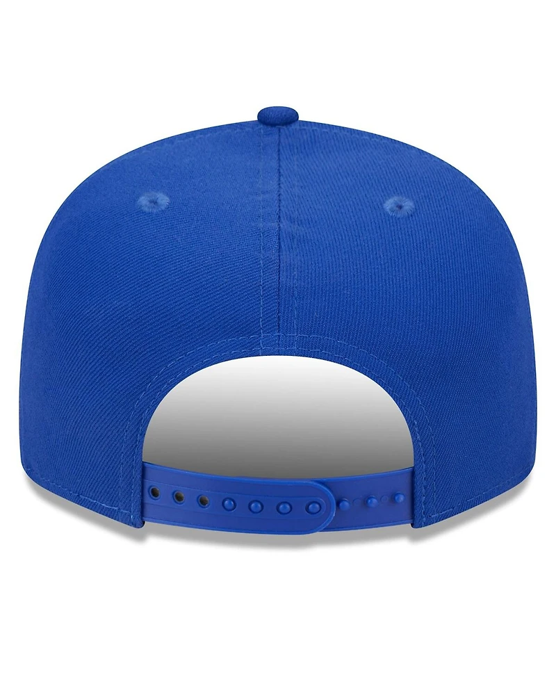 Men's New Era Royal Golden State Warriors 2024 Nba All-Star Game Rally Drive Finish Line Patch 9FIFTY Snapback Hat